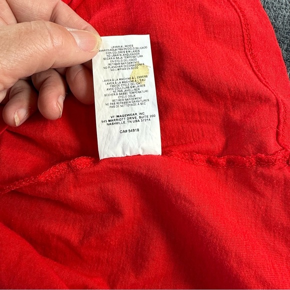 Majestic MLB Cincinnati Reds V-Neck Women's Tee with Embellished C Logo EUC med - Picture 8 of 8